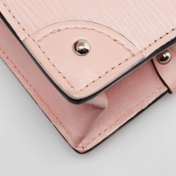 Louis Vuitton Rose Ballerine Epi Trunk Wallet On Chain Bag - Picture 8 of 12